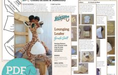 Lounging Leafer Giraffe Doll