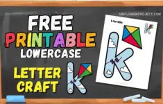 Lowercase Letter K Craft