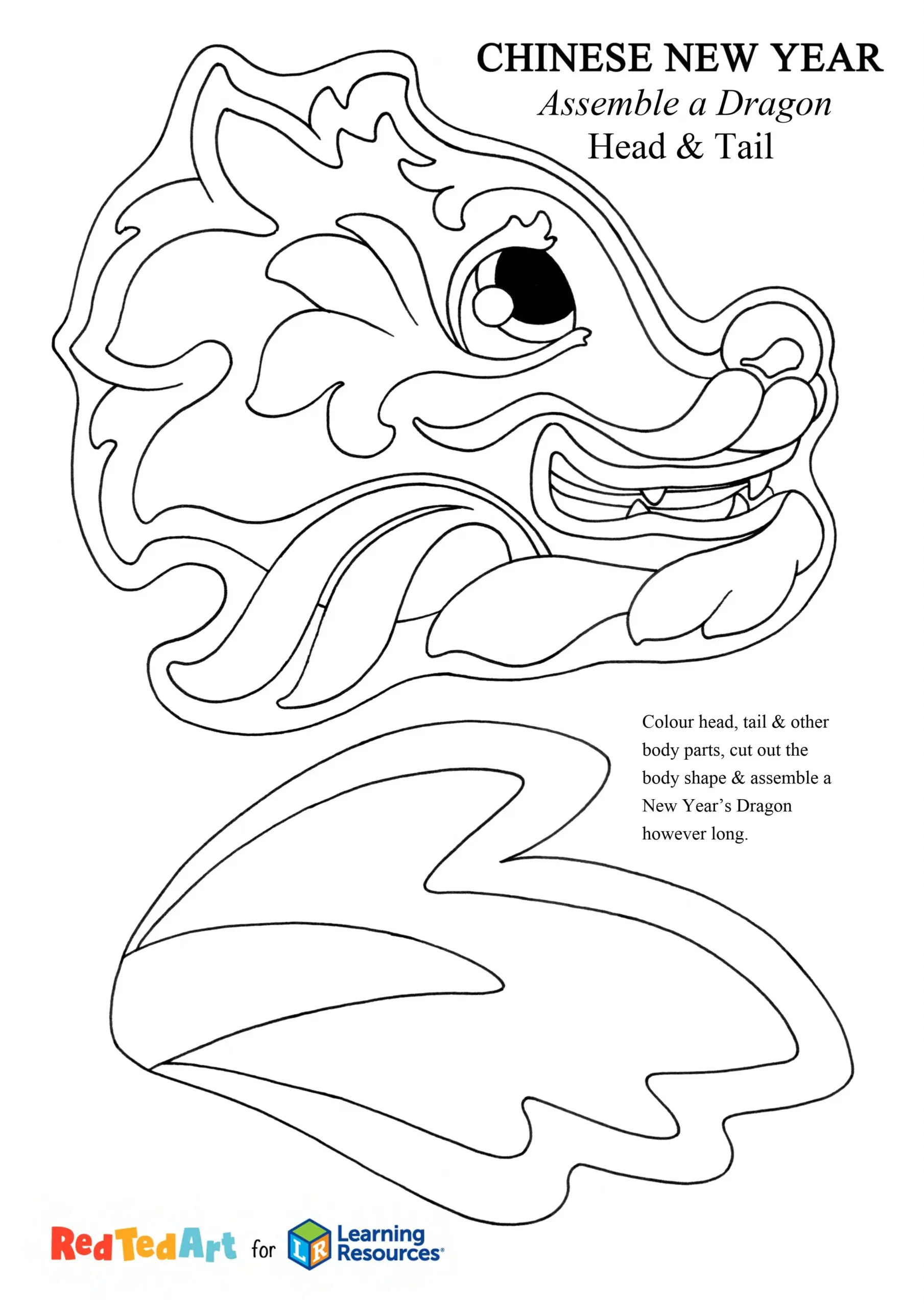 Lunar New Year Dragon Craft