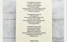 Lyrics For America The Beautiful