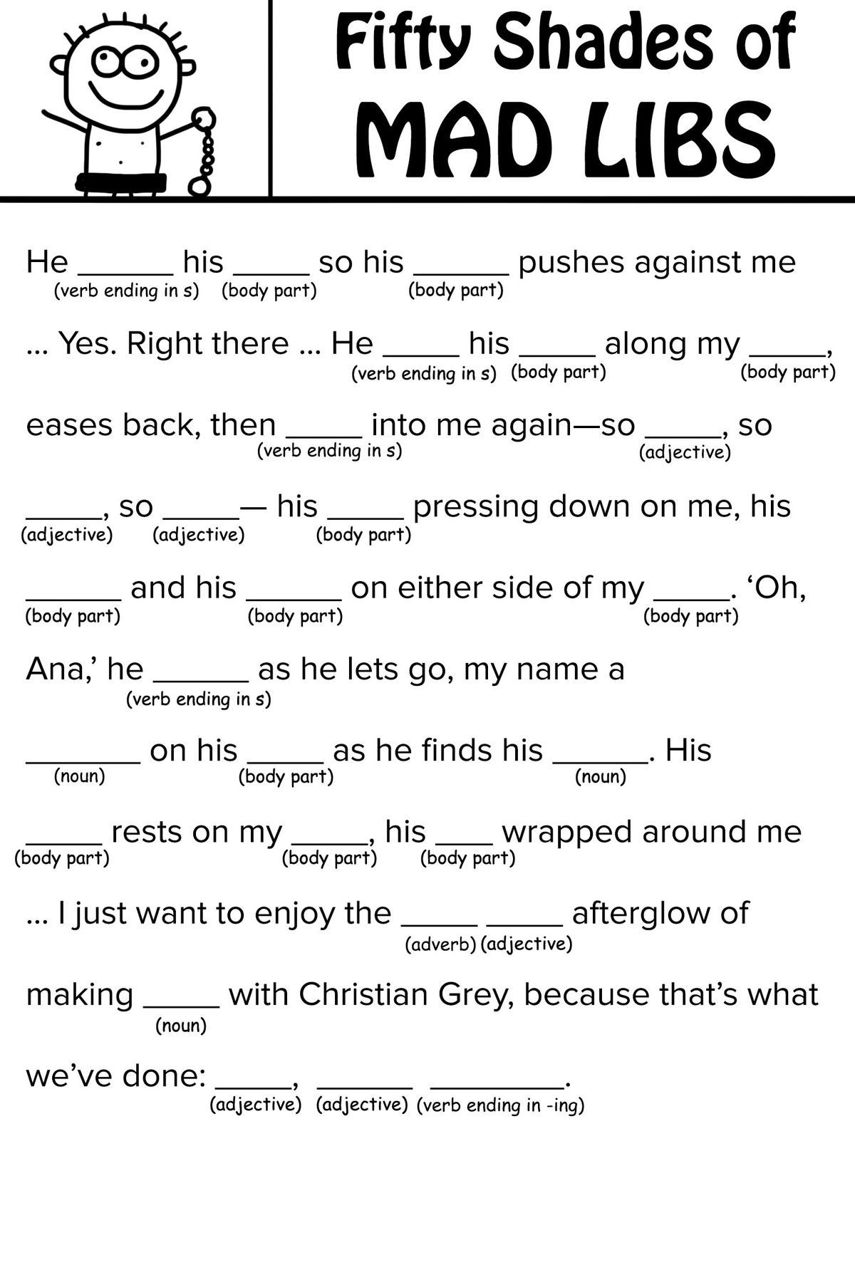 free printable mad libs for adults free printable mad libs for adults