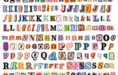 Magazine Scrapbook Letters Cut And Paste