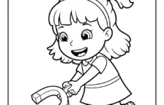 Magnet Fun Coloring Pages