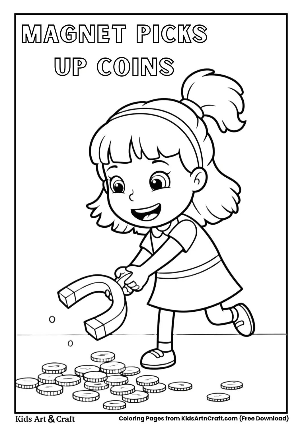 Magnet Fun Coloring Pages Magnet Fun Coloring Pages