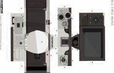 Make A Life Size Papercraft Olympus Camera And Lens