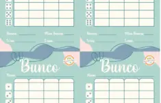 Make Bunco Party Box Free Printables