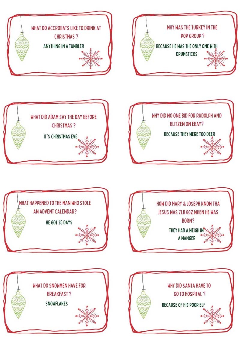 printable christmas jokes and riddles printable christmas jokes and riddles