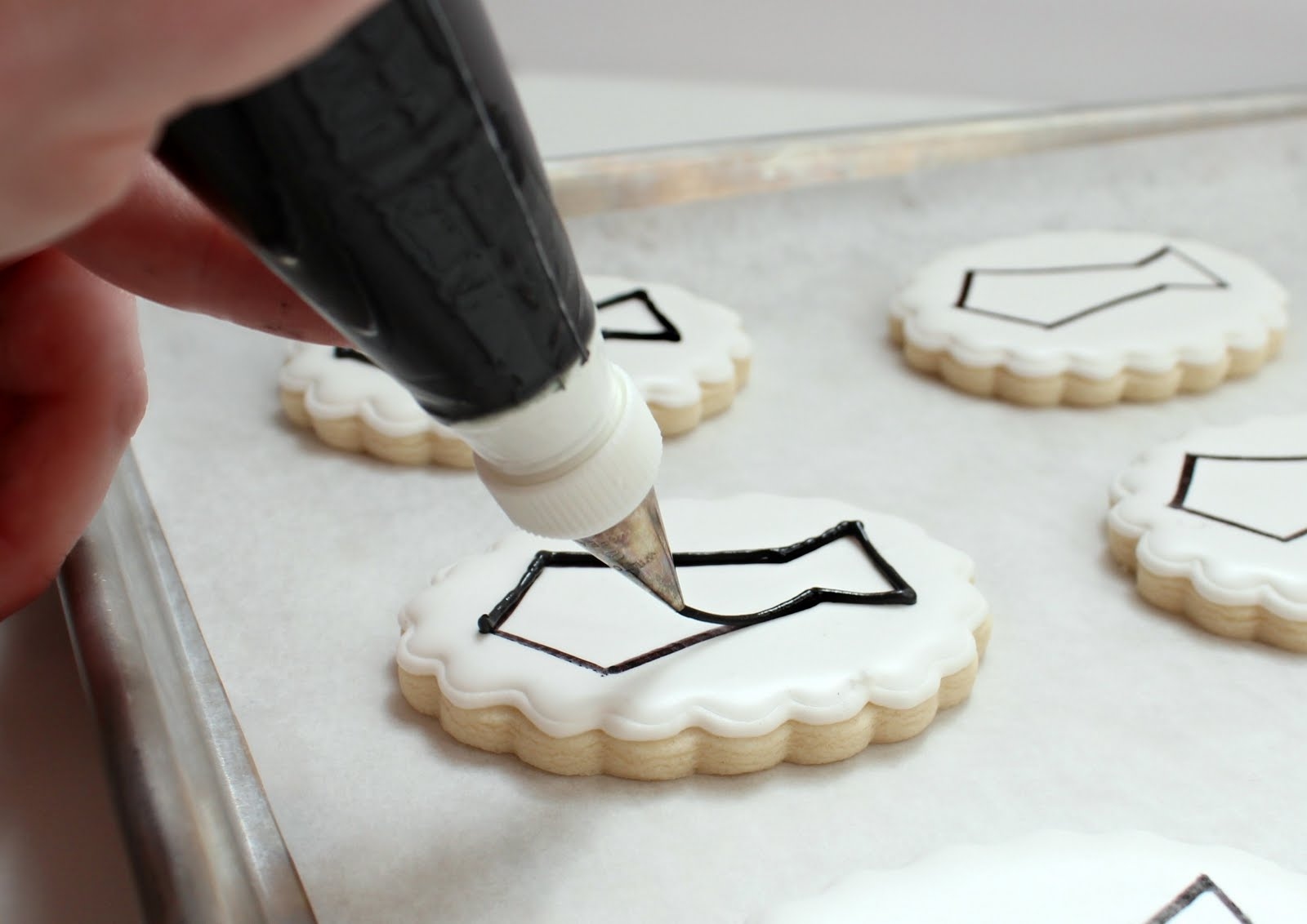Making A Paper Cookie Stencil