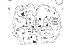 Marauders Map Coloring Page