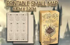 Marauders Map To Print And Make Yourself