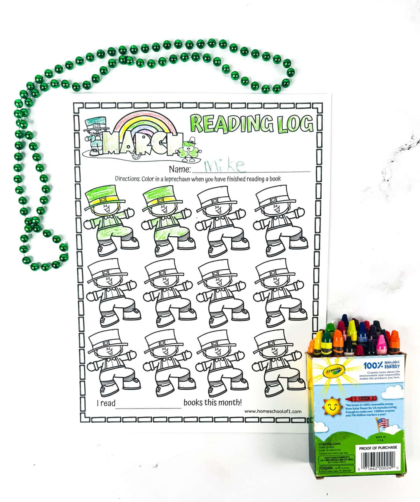 March Reading Log March Reading Log