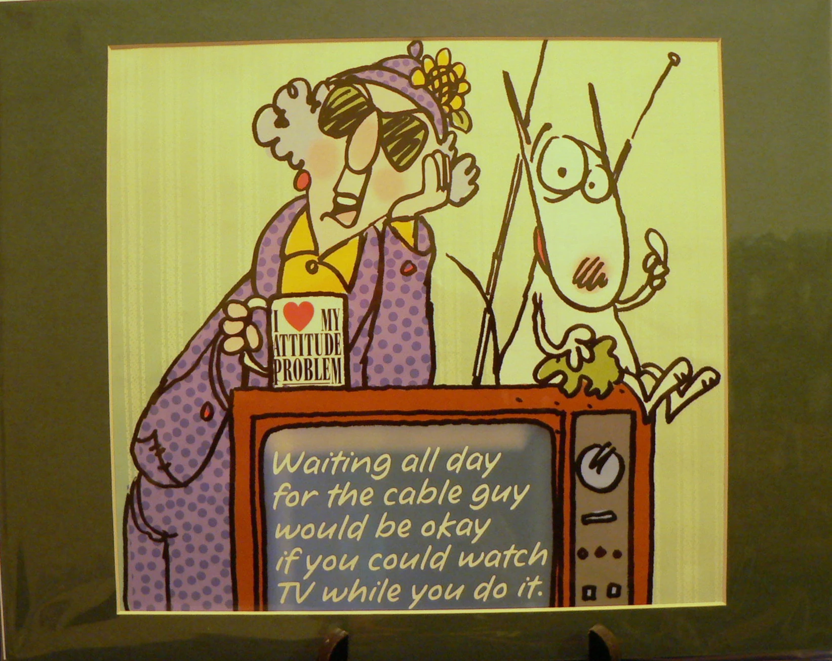 Maxine Comic Matted 11x14 Print