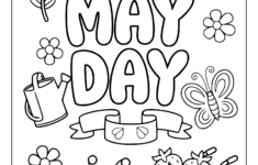 May Coloring Pages
