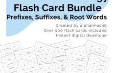 Medical Terminology Printable Digital