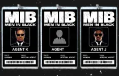 Men In Black Id Card Printable Cosplay
