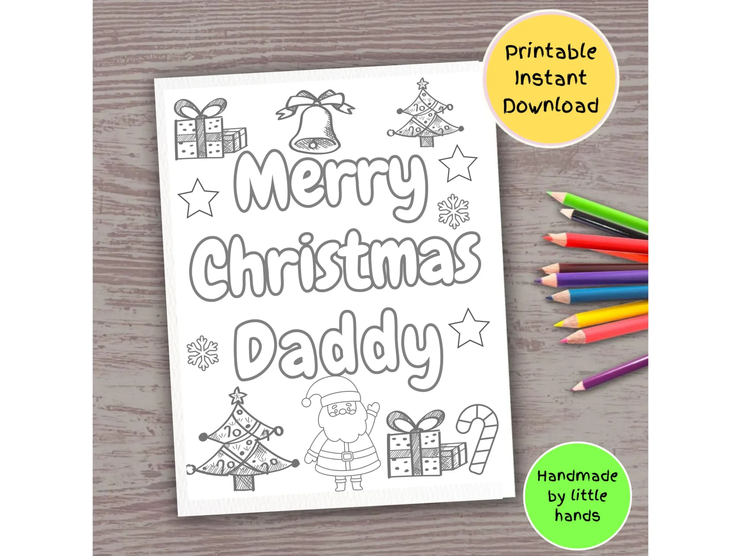 printable christmas card for dad printable christmas card for dad