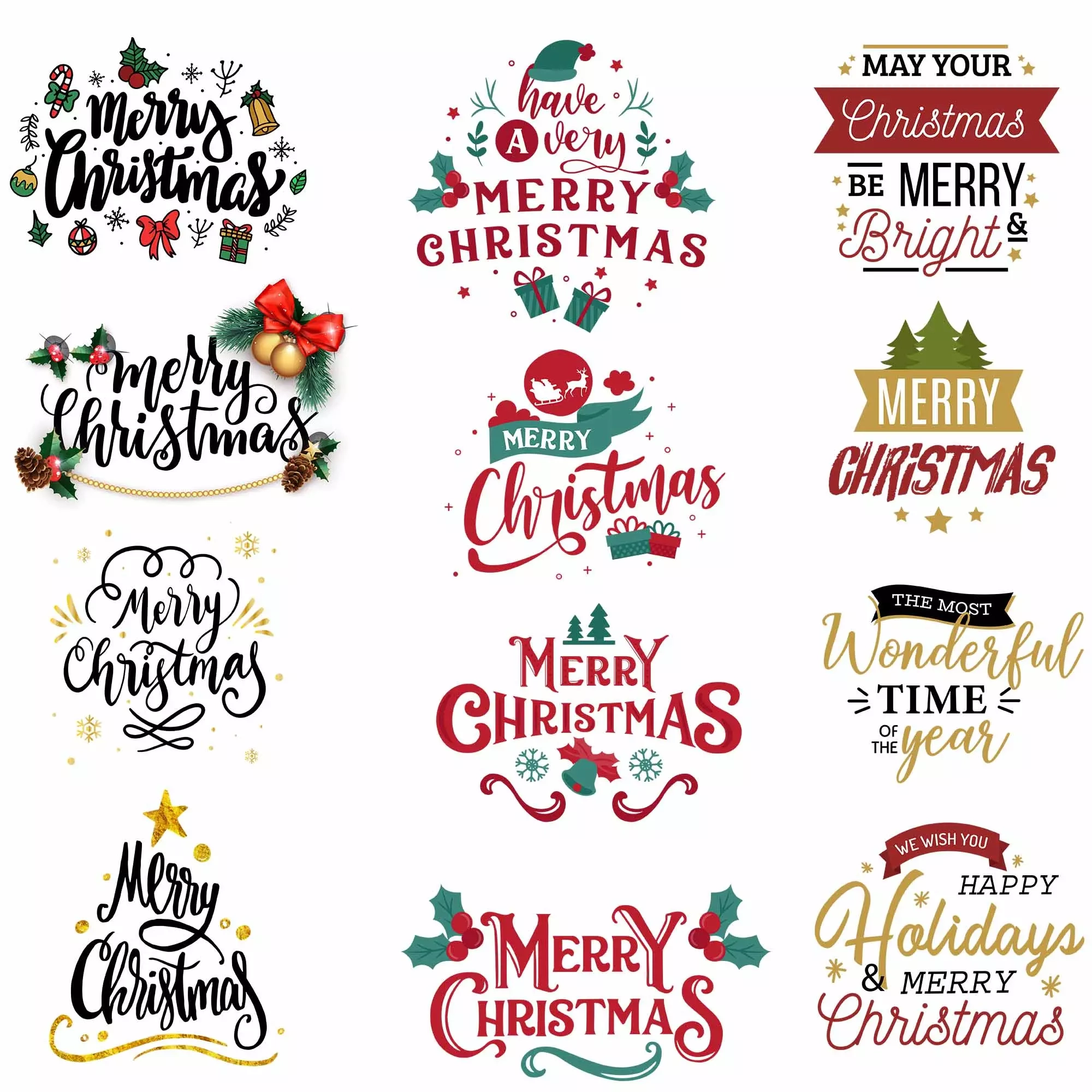 Merry Christmas Printable Design For T Shirt Cup And Other