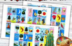 Mexican Loteria Game Printable Cards