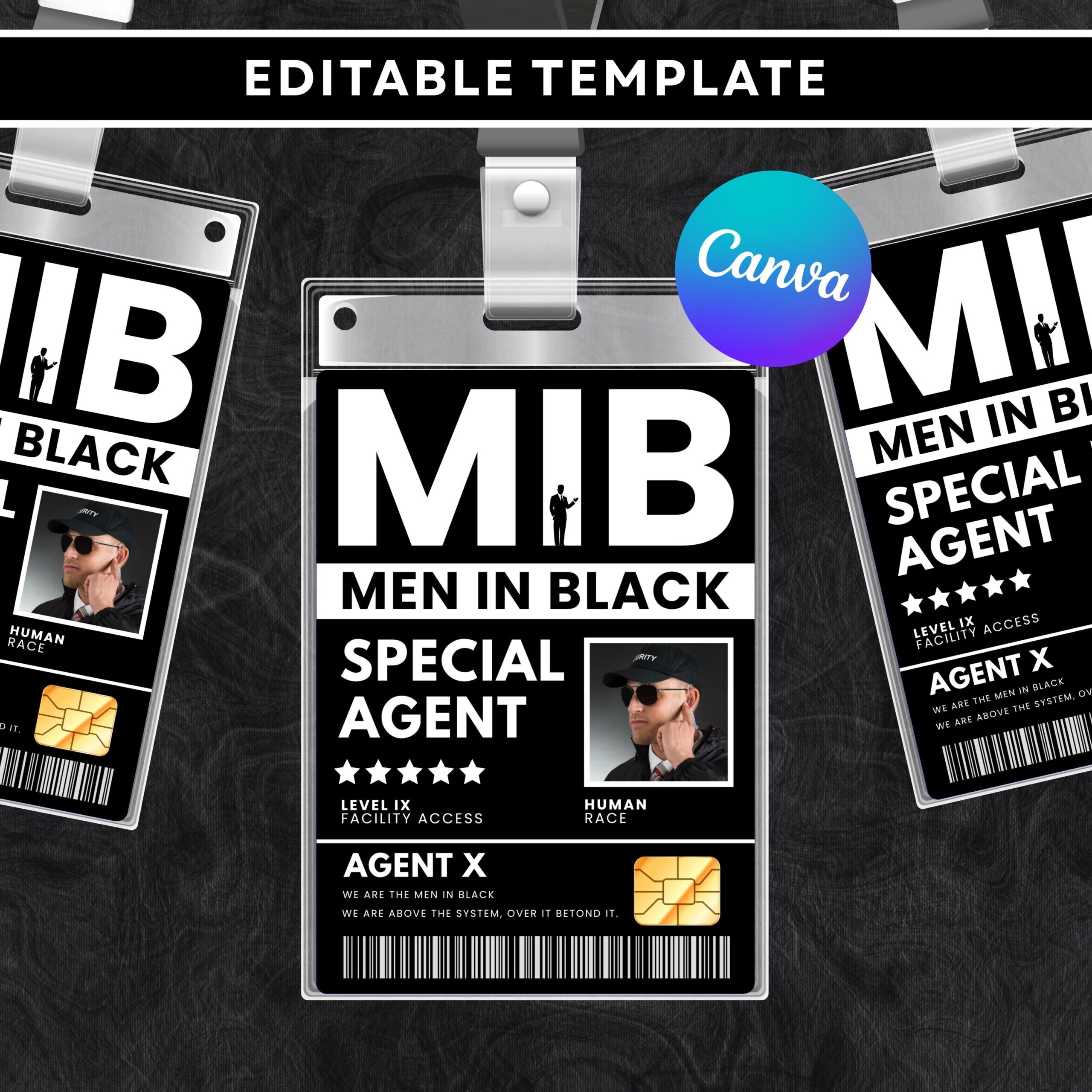 Mib Badge Template Editable Mib Badge Template Editable