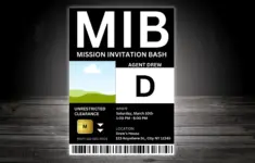 Mib Id Template Printable Id Badge Mib