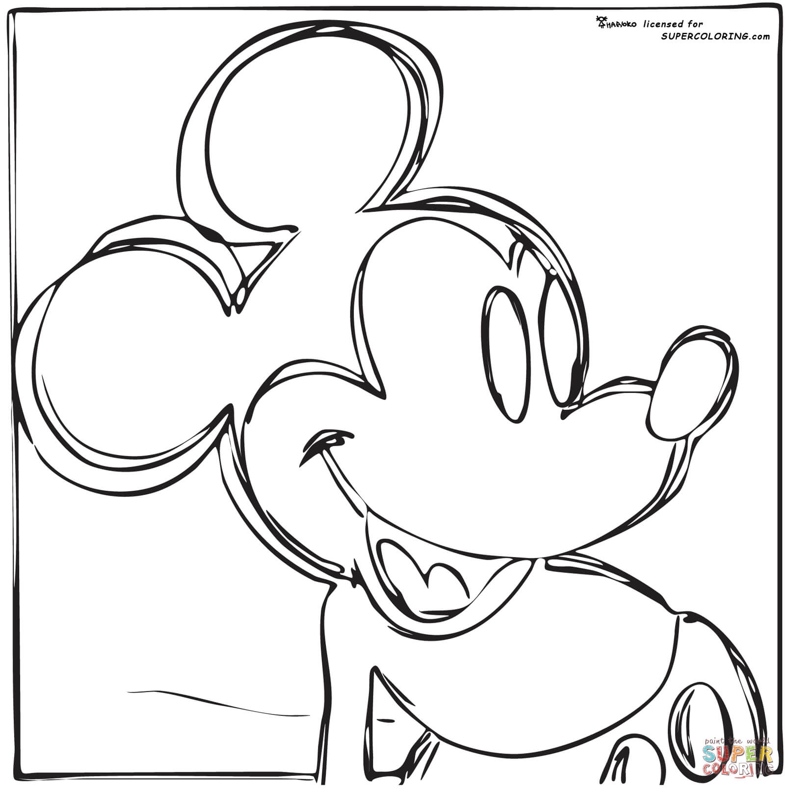 Mickey Mouse By Andy Warhol