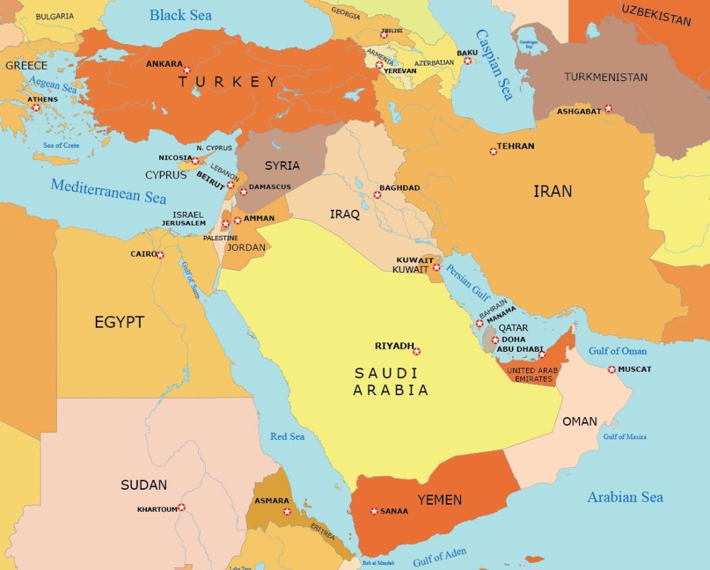 Middle East Map