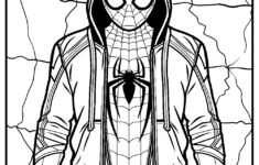 Miles Morales Coloring Pages