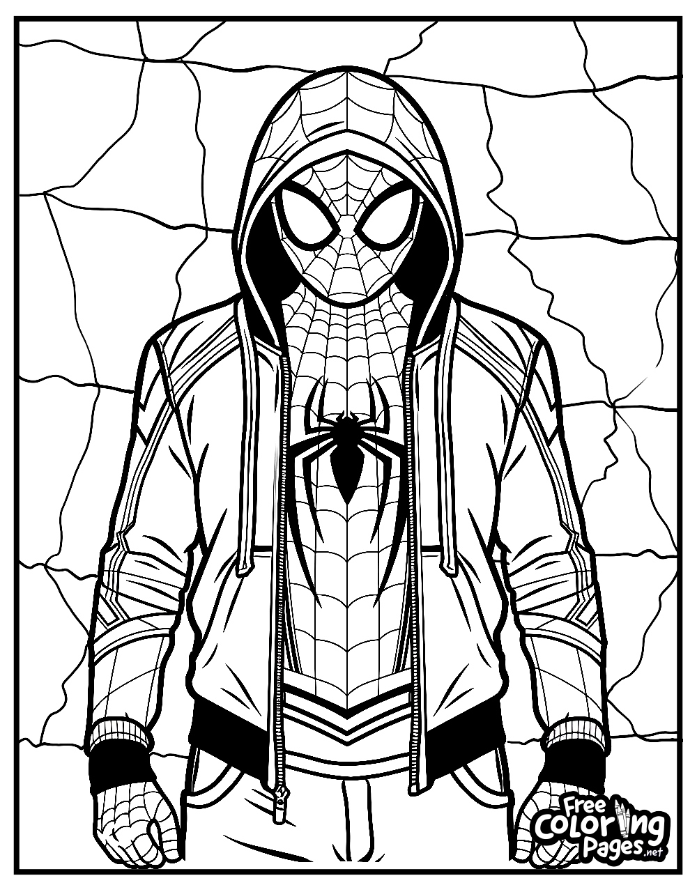 Miles Morales Coloring Pages Miles Morales Coloring Pages
