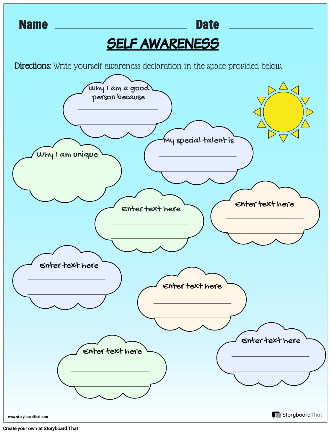 Mindfulness Worksheets