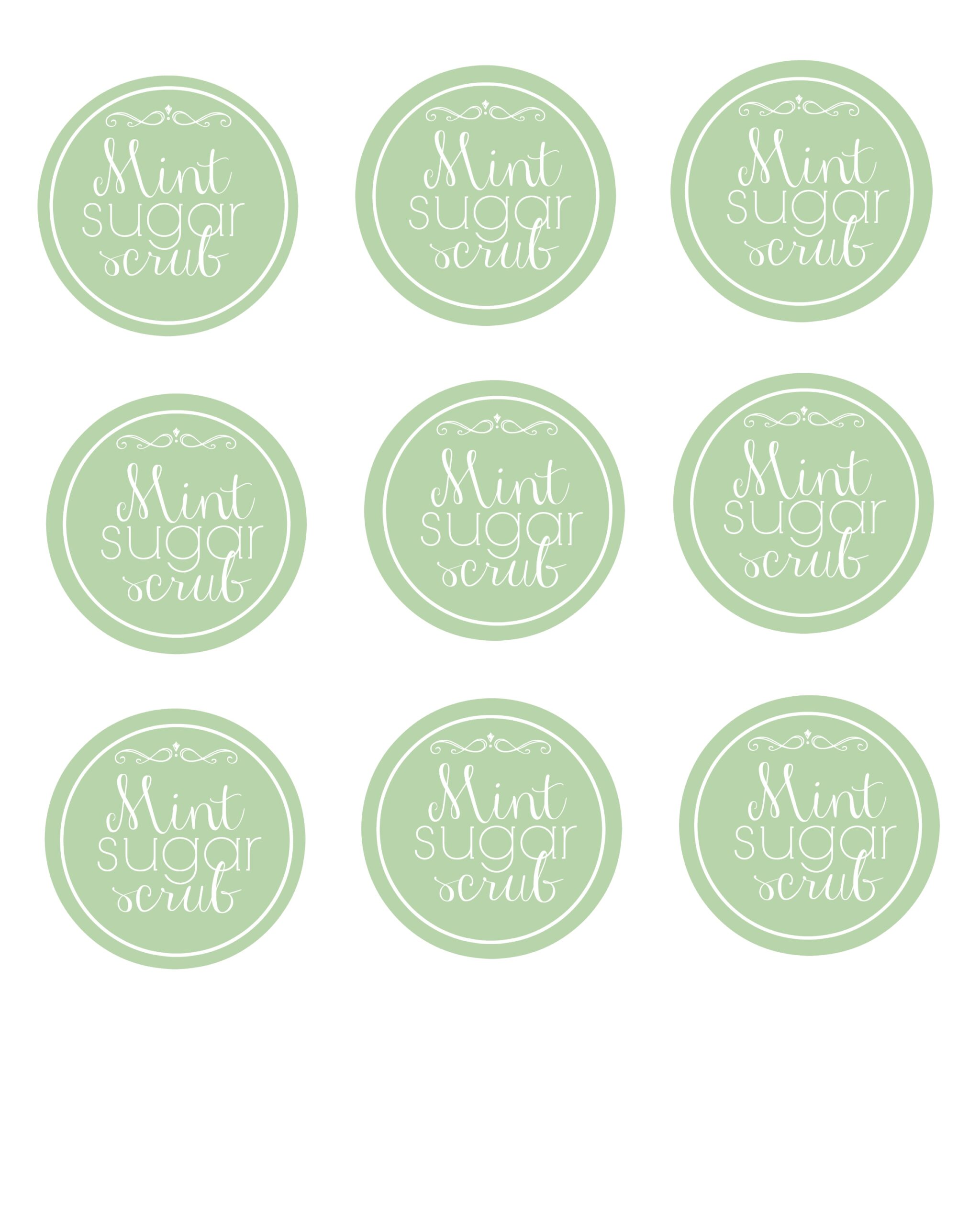free printable sugar scrub labels free printable sugar scrub labels