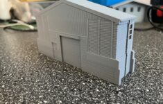 Model Railway Low Relief Industrial Building 3 Front