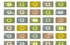 Monopoly Money On A Flat Lay Image415465607