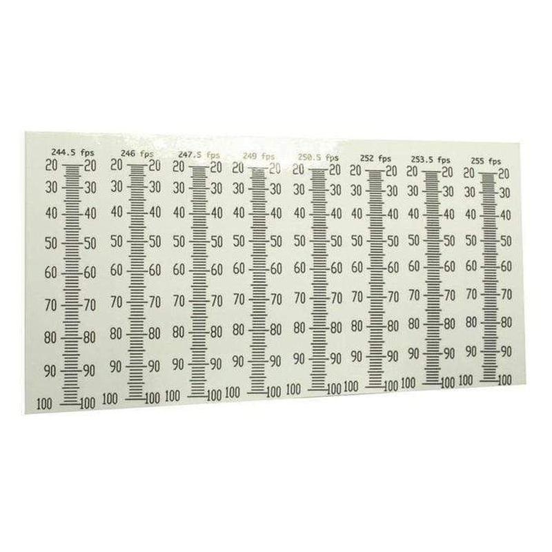 Montana Black Gold Sight Tape Kit 20 100 Yards Montana Black Gold Sight Tape Kit 20 100 Yards