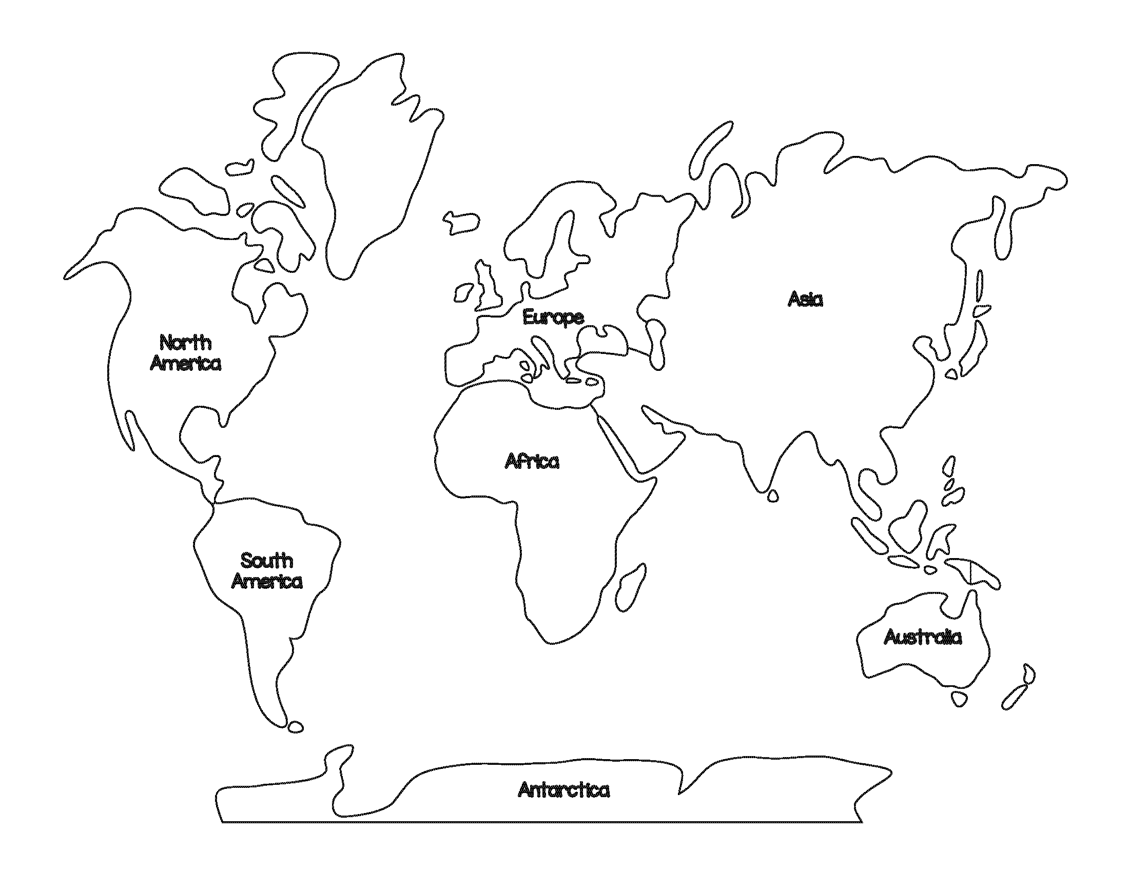 Montessori World Map And Continents Printables Montessori World Map And Continents Printables