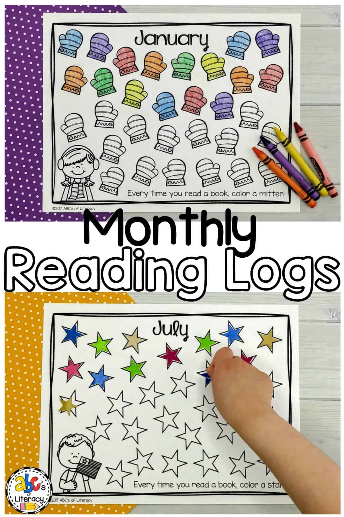 Monthly Reading Logs
