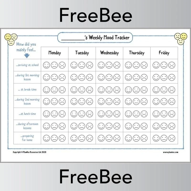 printable mood tracker