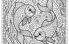 Mosaic Coloring Pages