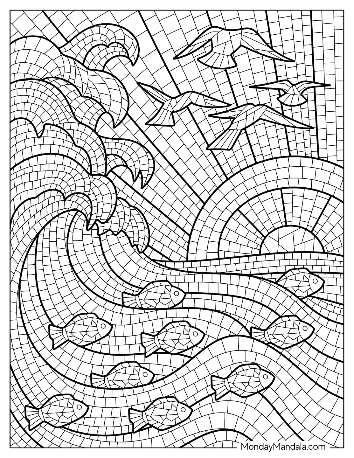free mosaic printables