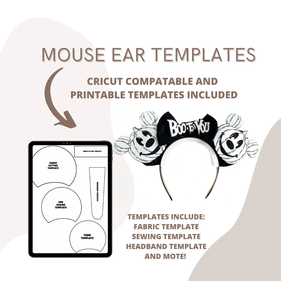 Mouse Ear Template Bundle Diy Headband Mouse Ear Template Bundle Diy Headband