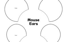 Mouse Ear Template Free Printable