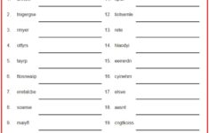 My Christmas Scrambler Answers Followup For Free Printable