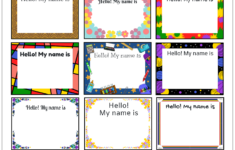 Name Tag Templates
