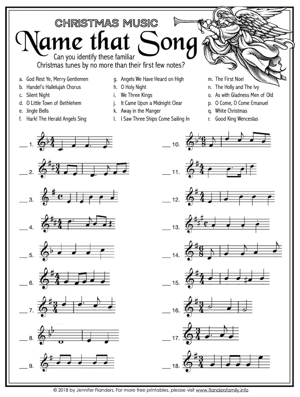 Name That Christmas Song Worksheet 7 Name That Christmas Song Worksheet 7