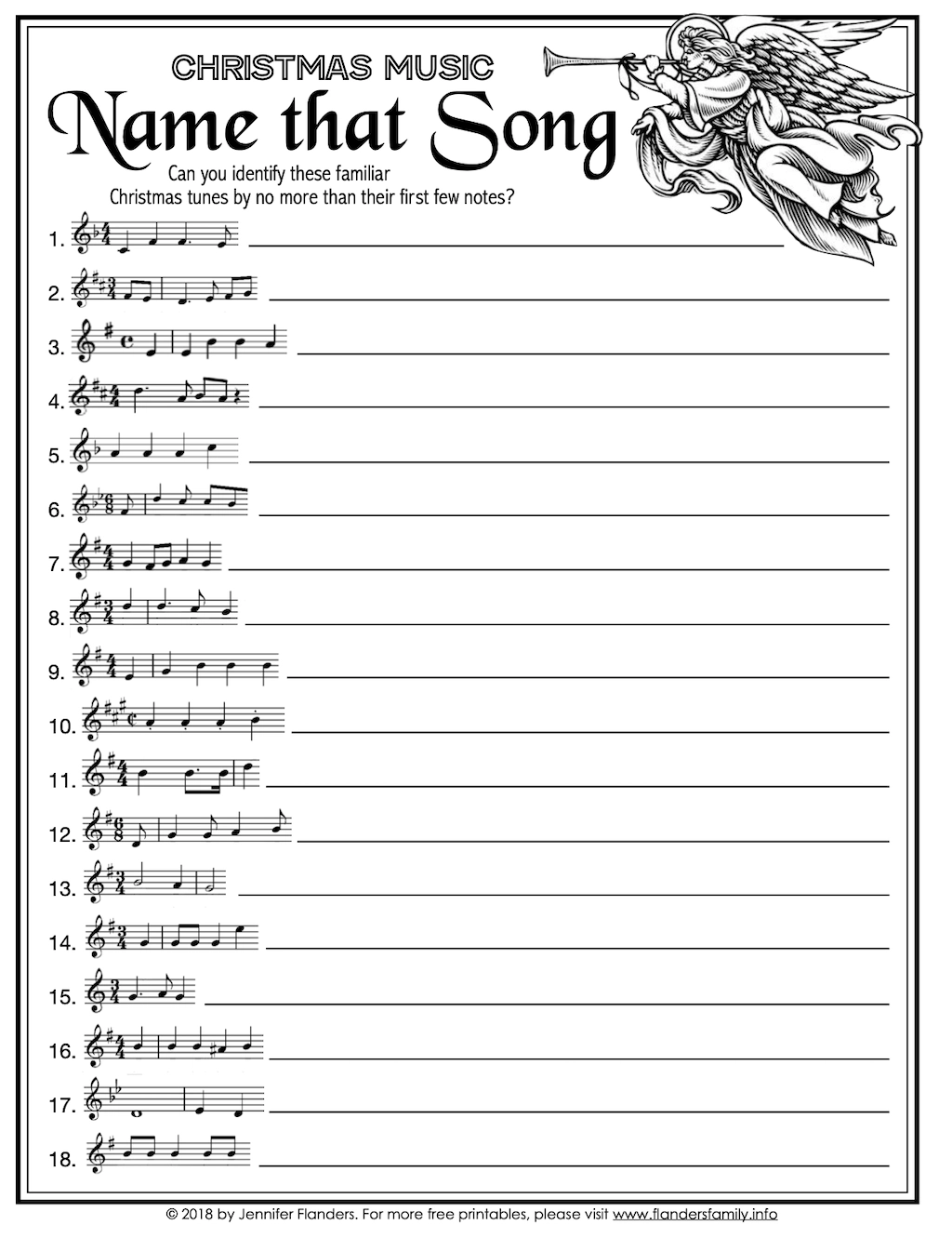 Name That Song Free Printable Christmas Game Name That Song Free Printable Christmas Game