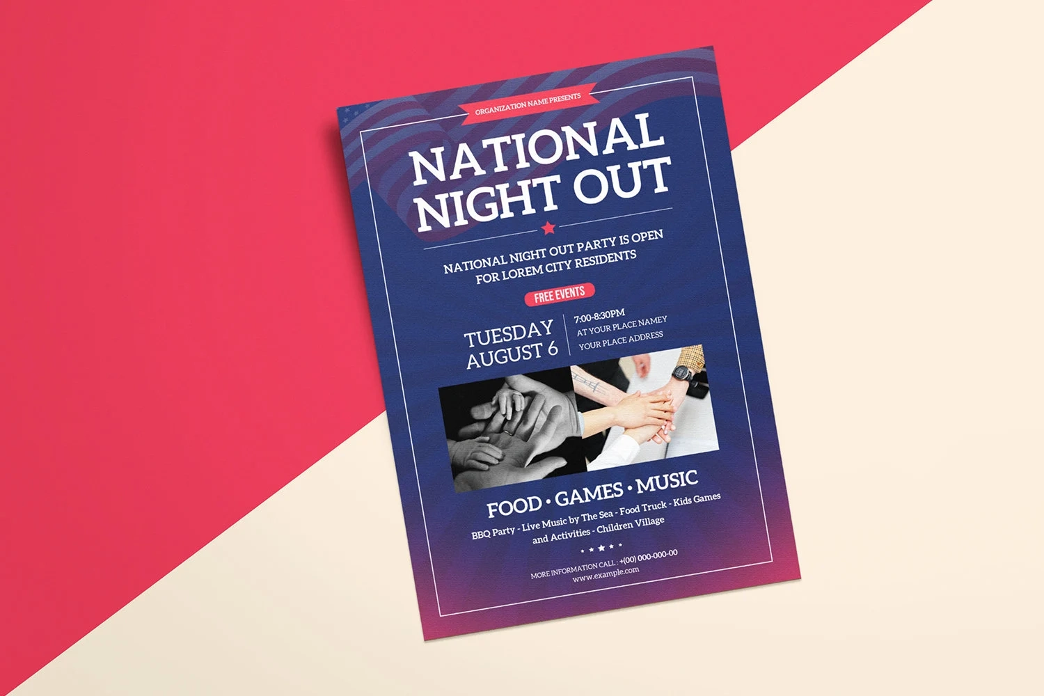 National Night Out Flyer Templates Canva National Night Out Flyer Templates Canva