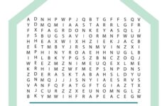 Nativity Word Search Printable