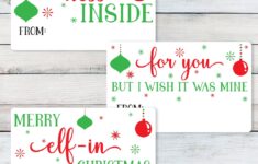 Naughty But Funny Christmas Printable Gift Labels Instant Download