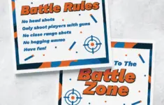 Nerf War Sign