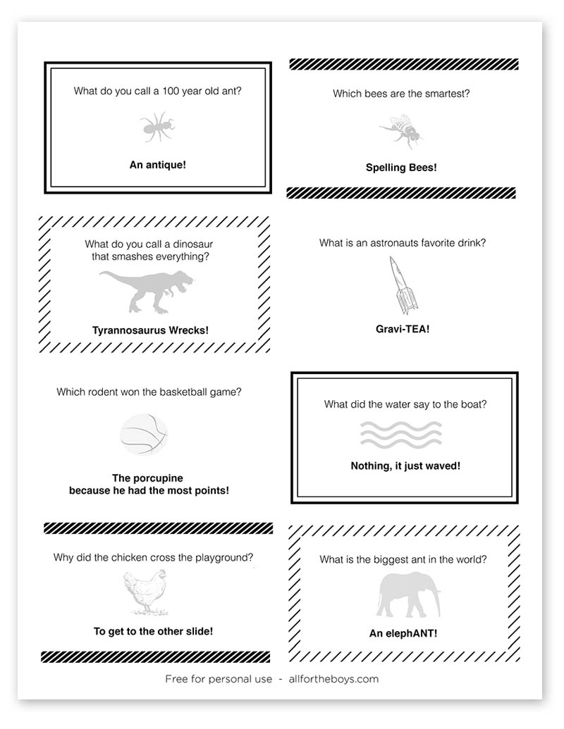 free printable funny jokes