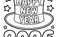 New Year Coloring Pages